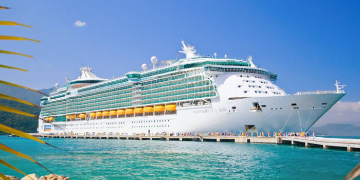 A Royal Caribbean Cruises ship.