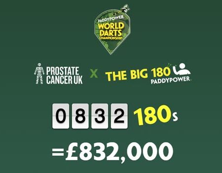 La campagna The Big 180 di Paddy Power raccoglie 1 milione di dollari per il cancro alla prostata nel Regno Unito